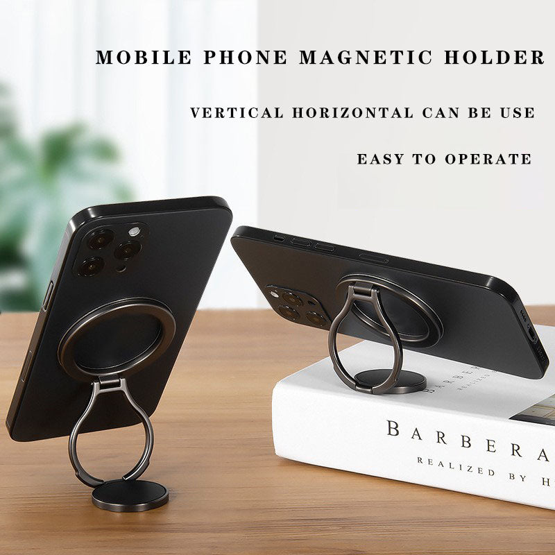 Dual-Sided Magnetic Car Phone Holder, 360° Adjustable MagSafe Mount for iPhone & Android Smartphones
