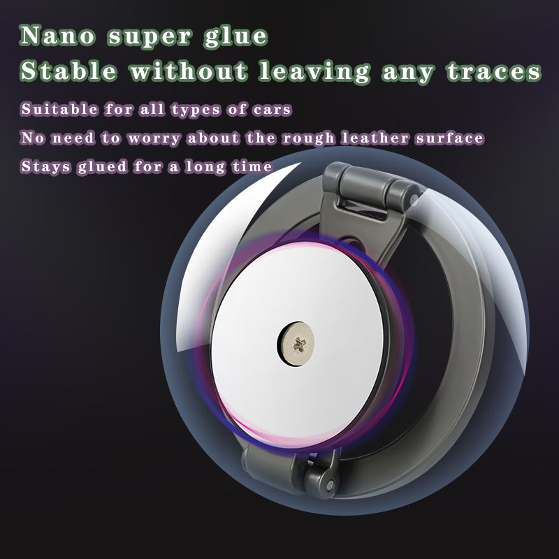 Multifunctional Strong Magnetic Mobile Phone Car Holder, 360 Degree Rotation, Adjustable Angle, Suitable for Apple and Android Phones