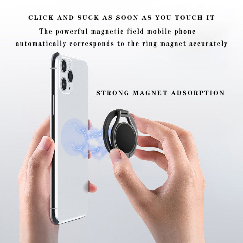 Dual-Sided Magnetic Car Phone Holder, 360° Adjustable MagSafe Mount for iPhone & Android Smartphones